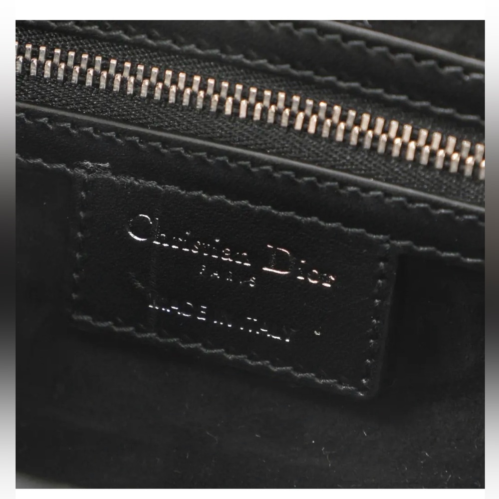 Dior RARE LIMITED EDITION Saddle Bag Studded Black Leather - Picture 7 of 15